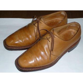 クロケットアンドジョーンズ(Crockett&Jones)の美品 クロケット＆ジョーンズ プレーントゥ ポールスミス 薄茶 7 1/2E(ドレス/ビジネス)