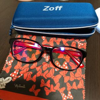 ゾフ(Zoff)のzoff メガネ ディズニー ミニー(サングラス/メガネ)