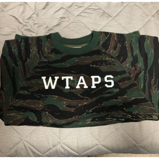 ダブルタップス(W)taps)のWTAPS タイガーストライプ DESIGN CREW NECK M(スウェット)