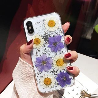 アイフォーン(iPhone)の押し花iPhoneケース✩.*˚(iPhoneケース)