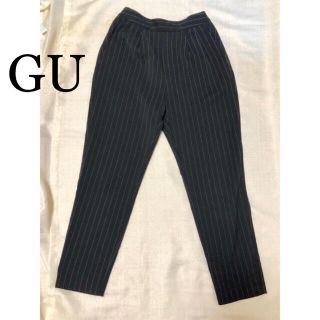 ジーユー(GU)の【美品】GU ジーユー ストライプパンツ(カジュアルパンツ)