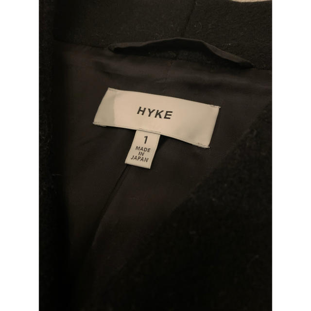 HYKE(ハイク)のhyke☆ノーカラーピーコート☆ハイク レディースのジャケット/アウター(ロングコート)の商品写真