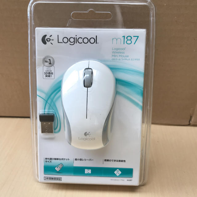 Logicool ロジクール ワイヤレス ミニマウス ホワイト M187whの通販 By アンティクェール S Shop ラクマ