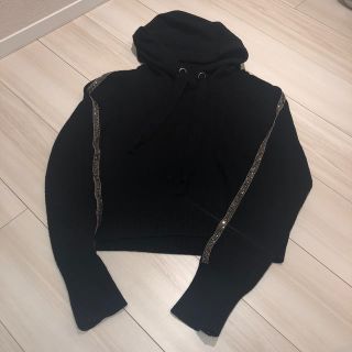 ザラ(ZARA)のzara ニットパーカー(パーカー)