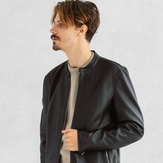 ユナイテッドアローズ(UNITED ARROWS)のUNITED TOKYO ラム　ライダースジャケット(ライダースジャケット)