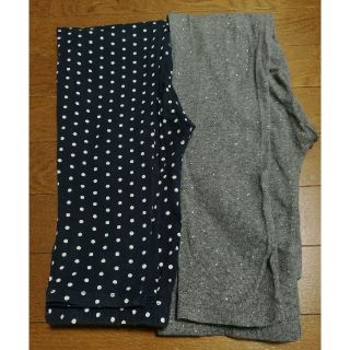 ギャップキッズ(GAP Kids)の【２枚組】GAP ドット２柄 スパッツ レギンス １５０cm~１６０cm 子供服(パンツ/スパッツ)