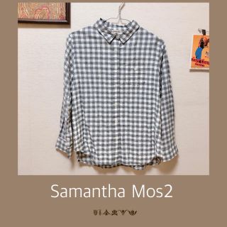 サマンサモスモス(SM2)の【SamanthaMos2】ギンガムチェックシャツ(シャツ/ブラウス(長袖/七分))