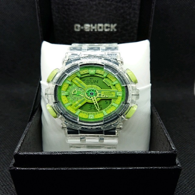 G-SHOCK(ジーショック)のG-SHOCK GA110 カスタム クリアスケルトン【美品】 メンズの時計(腕時計(デジタル))の商品写真