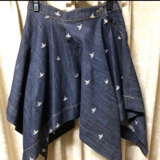ヴィヴィアン(Vivienne Westwood) デニムスカート ミニスカートの通販