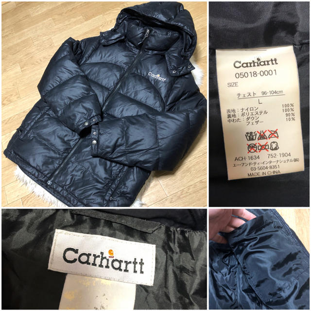 美品　carhartt ダウン