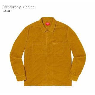 シュプリーム(Supreme)の【M】19AW Supreme Corduroy Shirt Gold(シャツ)