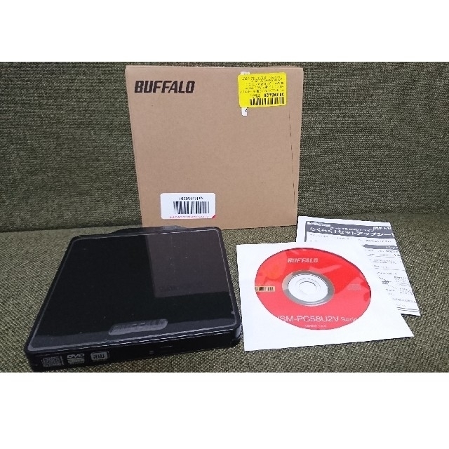 Buffalo - BUFFALO ポータブルDVDドライブの通販 by あお's shop｜バッファローならラクマ