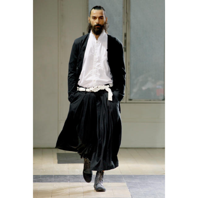 yohji yamamoto pour homme 19ssウールギャバ袴パンツ 100％の保証