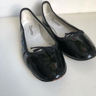 レペット(repetto)のレペット  40 パテント ブラック(バレエシューズ)