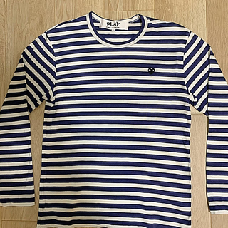 コムデギャルソン(COMME des GARCONS)のプレイコムデギャルソン ボーダーロングTシャツ(Tシャツ/カットソー(七分/長袖))