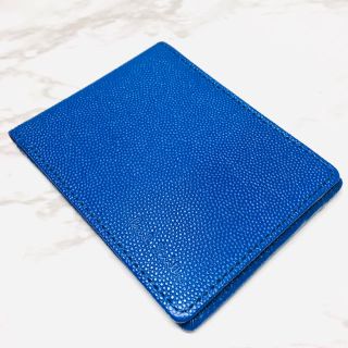 ポールスミス(Paul Smith)の【超美品！！】ポールスミス カードケース 青 ブルー 2つ折り(名刺入れ/定期入れ)