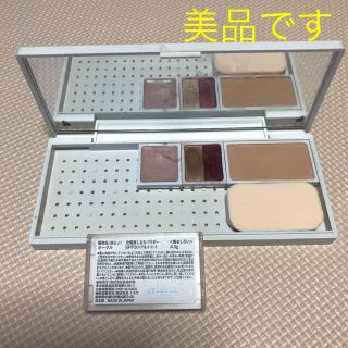 ムジルシリョウヒン(MUJI (無印良品))の無印メイクパレット/アイカラーベース／シャドウ／bbパウダー／スポンジ(その他)