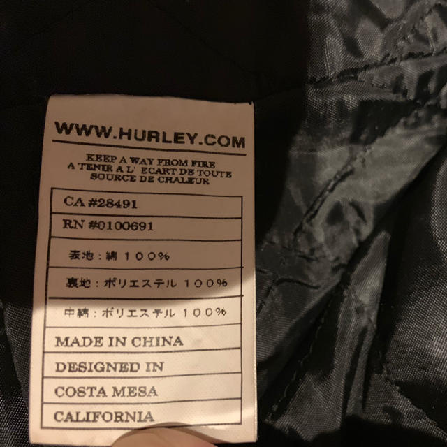 Hurley(ハーレー)のHurley ハーレー ピーコート Pコート ベージュ Mサイズ メンズのジャケット/アウター(ピーコート)の商品写真