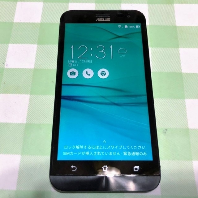 Zenfone 2 laser Z00ED 16GB SIMフリー スマホ/家電/カメラのスマートフォン/携帯電話(スマートフォン本体)の商品写真