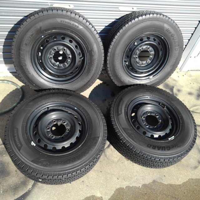 195/80r15 107/105LT スタッドレス ホイール4本付きセット | www