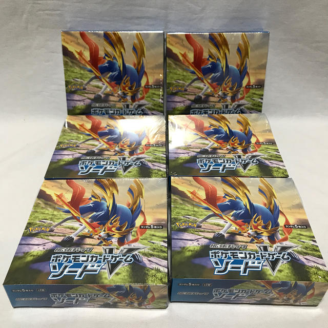 ポケモンカードゲーム ソード＆シールド 拡張パック「ソード」 6BOX