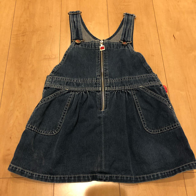 mikihouse(ミキハウス)の【最終値下】ミキハウス ジャンパースカート キッズ/ベビー/マタニティのキッズ服女の子用(90cm~)(ワンピース)の商品写真