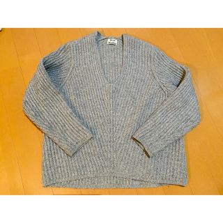 アクネ(ACNE)のAcne Studios アクネ　デボラニット　グレー(ニット/セーター)