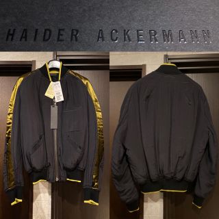 ハイダーアッカーマン(Haider Ackermann)の【新品・定価約22万円】ハイダーアッカーマン シルク100％ボンバージャケット(ブルゾン)