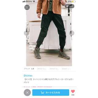 ディッキーズ(Dickies)のDickies カーゴジョガーパンツ Mサイズ(ワークパンツ/カーゴパンツ)