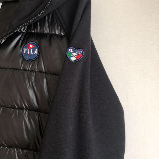 FILA(フィラ)のFIRA／フリースフード付きコンビコート レディースのジャケット/アウター(ロングコート)の商品写真