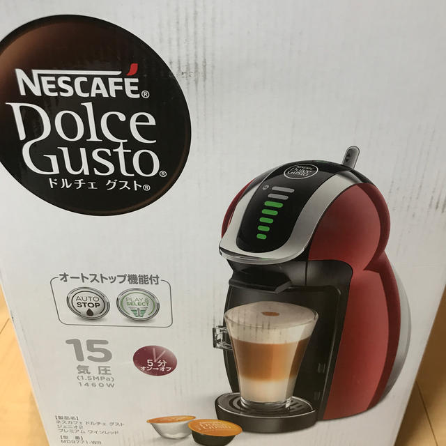 Nestle(ネスレ)のネスカフェ　ドルチェグスト　ジェニオ２ スマホ/家電/カメラの調理家電(コーヒーメーカー)の商品写真