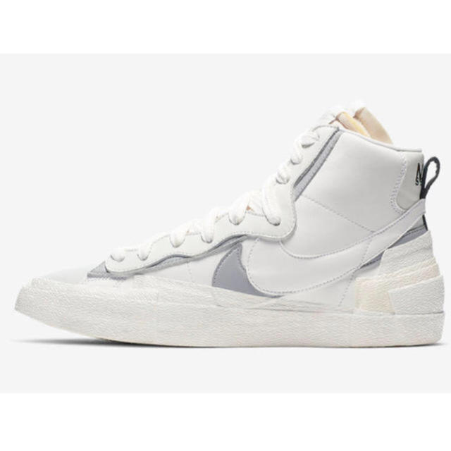 NIKE(ナイキ)のSACAI × NIKE Blazer Mid BV0072-100 27cm  メンズの靴/シューズ(スニーカー)の商品写真