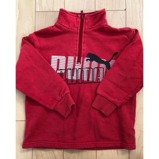 プーマ(PUMA)のPUMA プーマ トレーナー 100cm レッド 赤色 (Tシャツ/カットソー)