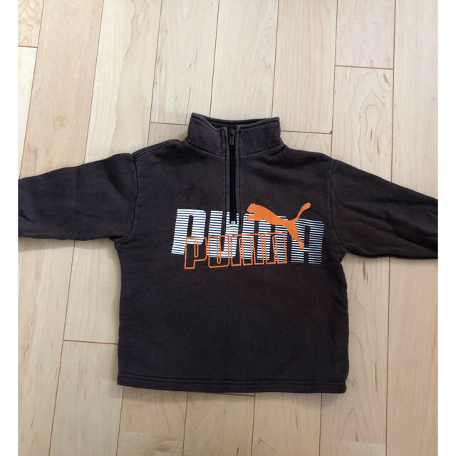 PUMA(プーマ)のPUMA プーマ トレーナー 100cm ブラウン　茶色 キッズ/ベビー/マタニティのキッズ服男の子用(90cm~)(Tシャツ/カットソー)の商品写真