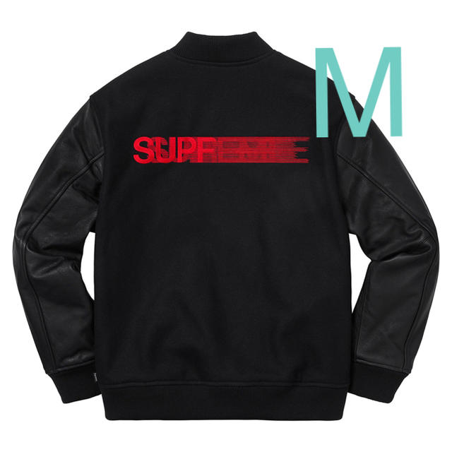 ブランドのギフト Supreme - Supreme motion logo varsity jacket スタジャン