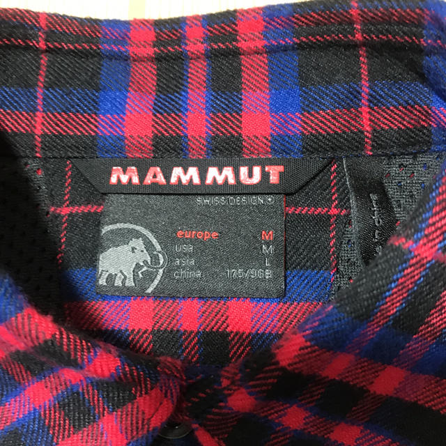 Mammut(マムート)のマムート MAMMUT メンズ 高機能 チェックシャツ スポーツ/アウトドアのアウトドア(登山用品)の商品写真