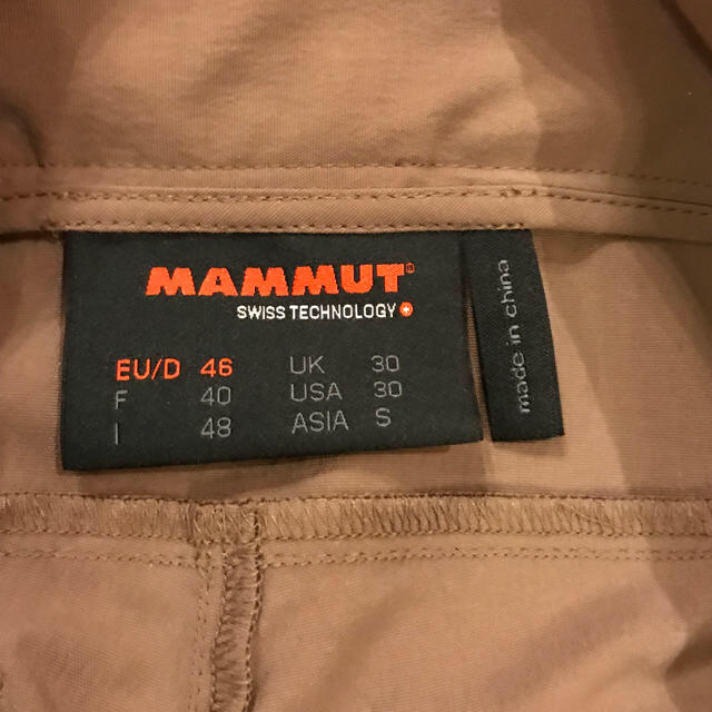 Mammut(マムート)のマムートのパンツ ズボン mammut  スポーツ/アウトドアのアウトドア(登山用品)の商品写真