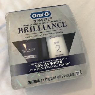 クレスト(Crest)の新品＊oralB 3DWHITE 2ステップホワイトニング 歯磨き粉キット(歯磨き粉)