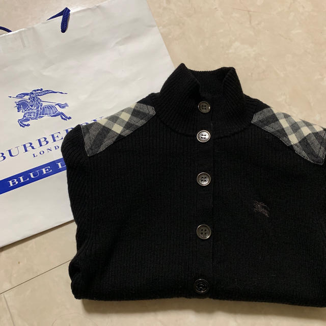 BURBERRY BLUE LABEL(バーバリーブルーレーベル)の週末限定値下げ❗️美品❗️バーバリーブルーレーベル ウール100 ニット 38 レディースのトップス(ニット/セーター)の商品写真