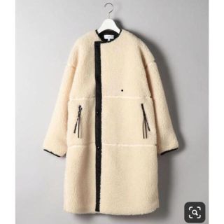 ハイク(HYKE)のしの様専用 ハイク ボアコート ホワイト 2 ☆ 18AW(ロングコート)