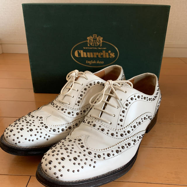 church's チャーチ スタッズ オックスフォード シューズ 完売 | フリマアプリ ラクマ