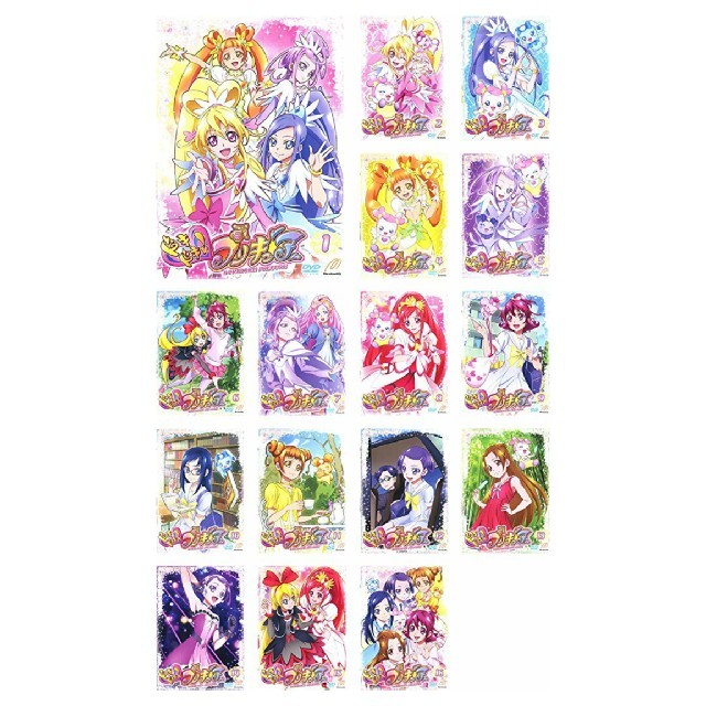 ドキドキプリキュア DVD 全16巻セット(レンタル落ち)