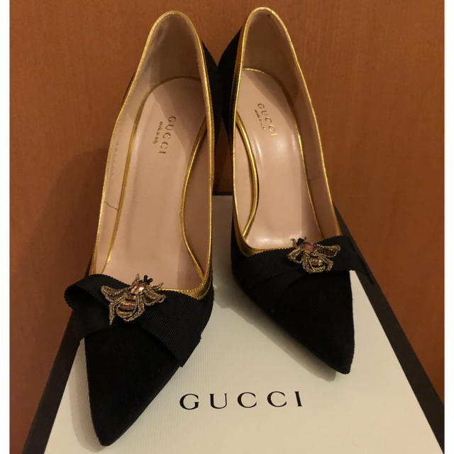 Gucci - グッチ gucci パンプス ヒール 36 23cm ハチ 未使用 蜂 新作の