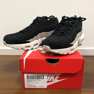 ナイキ(NIKE)のAIRMAX 95★ブラック×ホワイト★22.5cm(スニーカー)