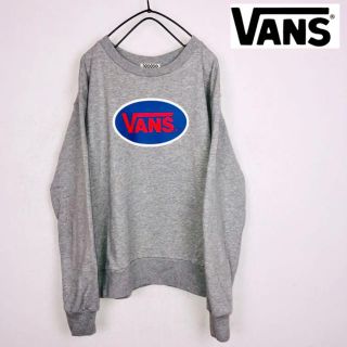 ヴァンズ(VANS)のバンズ トレーナー スウェット グレー VANS 古着 90s 人気 ロゴ(トレーナー/スウェット)