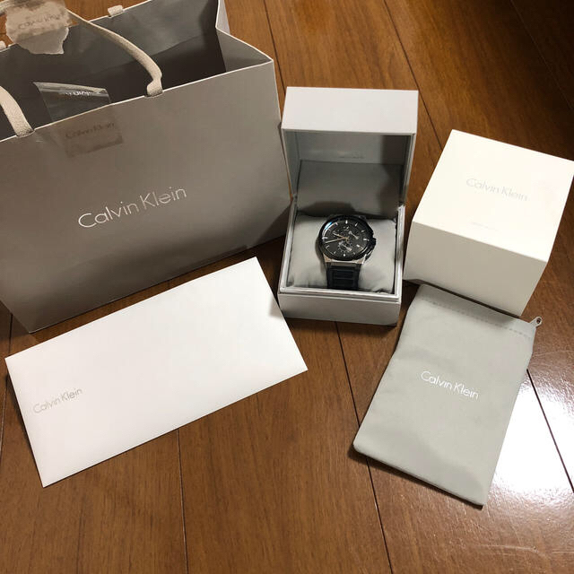 Calvin  Klein  クロノグラフ　腕時計