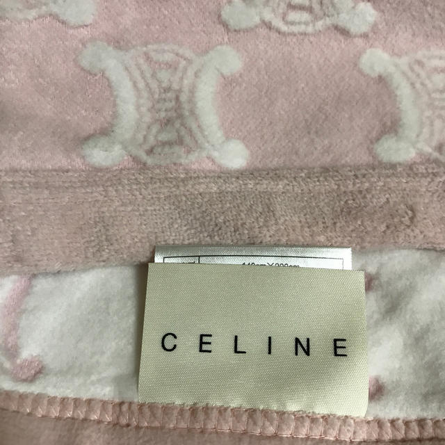 CELINE - ☆ セリーヌ 綿毛布 ピンク の通販 by ❤︎m CELINE - ☆ セリーヌ 綿毛布 ピンク の通販 by ❤︎m