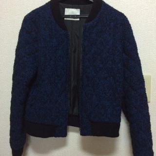 マウジー(moussy)のmoussy 青 ブルゾン(ブルゾン)