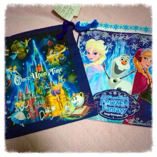 ディズニー(Disney)のディズニー 巾着 アナ雪 ワンス(その他)