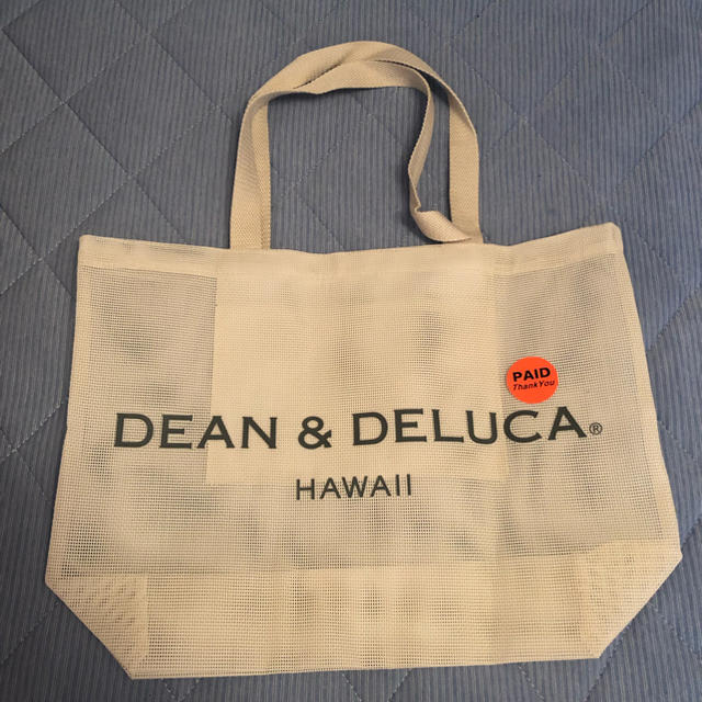 DEAN & DELUCA - ★新品★ハワイ限定 DEAN&DELUCA メッシュトートバッグ 白の通販 by ひつじ's shop